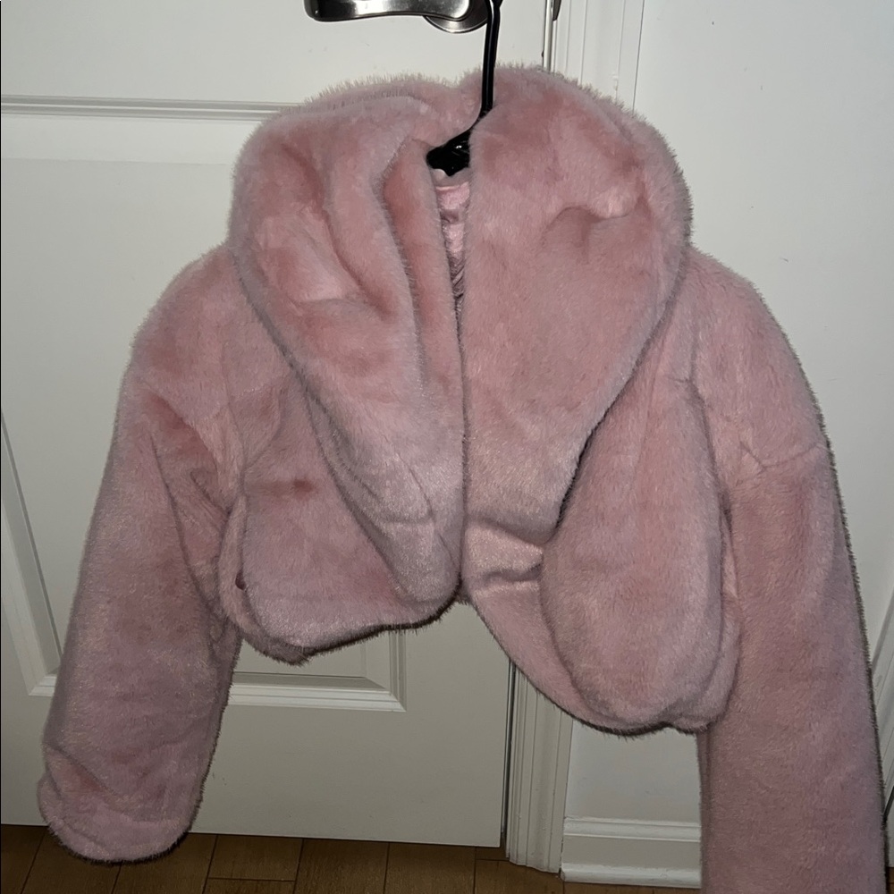 Forever 21 Pink Faux Fur Jacket